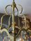 Große fünfeckige italienische Laterne aus Messing, 1940 8