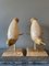 Tessellated Marble Perched Birds, 1980, Set of 2 10