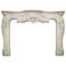 Antique Rococo Fireplace Mantel in Marble 1