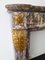 Antique Louis XVI Breche Violet Style Fireplace Mantle in Marble, Image 4