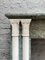 Antique French Fireplace Mantel in Verdi Antico and Statuary Marble, 1830 2