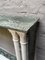 Antique French Fireplace Mantel in Verdi Antico and Statuary Marble, 1830, Image 4