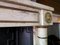 Antique French Empire Style Fireplace Mantel in Breche Marble 5