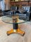 Gueridon Style Ebonized and Brass Circular Tables, 1980, Set of 2 15