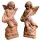 Vintage Putti Figures in Cast Iron, 1920, Set of 2 1