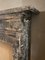 19th Century Palladian Style Fireplace Mantel in Grey Fossil Marble 3