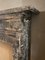 19th Century Palladian Style Fireplace Mantel in Grey Fossil Marble, Image 3