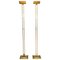 Tall French Brass Uplighter Floor Lamps, 1960s, Set of 2 1