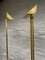Tall French Brass Uplighter Floor Lamps, 1960s, Set of 2 9