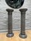Säulen aus schwarzem belgischem Fossil Marmor, 2er Set 3