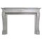 Louis XVI Style French Fireplace Mantel in Carved Marble 1