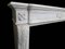 Louis XVI Style French Fireplace Mantel in Carved Marble 2