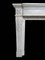 Louis XVI Style French Fireplace Mantel in Carved Marble, Image 3