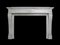 Louis XVI Style French Fireplace Mantel in Carved Marble, Image 4