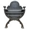 19th Century Regency Style English Fire Grate in Polished Cast Iron, Image 1