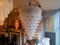 Lámpara de araña italiana grande de cristal de Murano, Imagen 6