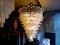 Lámpara de araña italiana grande de cristal de Murano, Imagen 2