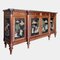 French Chinoiserie Enfilade in Walnut and Marble, 1940s, Image 2