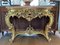 Rococo Giltwood and Marble Console Table, France, 1900s 3