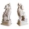 Early 19th Century Italian Carved Alabaster Spaniels, Set of 2 1