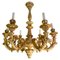 19th Century Giltwood Rococo Chandelier, Image 1