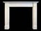 George III Statuary White Marble Fireplace Mantel 2