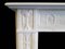 Cornice da camino Giorgio III in marmo bianco, Immagine 4