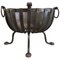 Large Wrought Iron Fire Basket 1