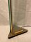 Tall Brass and Glass Uplighter Floor Lamp, 1970s 6