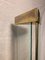 Tall Brass and Glass Uplighter Floor Lamp, 1970s 7