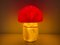 Red Mushroom Lamp, 1970s 2