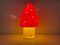 Red Mushroom Lamp from Heico, 1970s 1