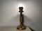 Italian Table Lamp in Brushed Brass, 1970s 4