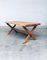 Rustic Handcrafted X-Frame Oak Dining Table, France, 1940s, Image 19