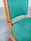 Art Deco Green Dining Chairs, France, 1930s, Set of 6 10