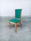 Art Deco Green Dining Chairs, France, 1930s, Set of 6 14