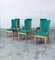 Art Deco Green Dining Chairs, France, 1930s, Set of 6 25