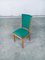 Art Deco Green Dining Chairs, France, 1930s, Set of 6 12