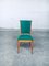 Art Deco Green Dining Chairs, France, 1930s, Set of 6 11