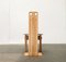 Postmodern Brutalist Wooden Children Chair, 1990s 3