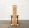Postmodern Brutalist Wooden Children Chair, 1990s, Image 3