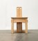 Postmodern Brutalist Wooden Children Chair, 1990s 19