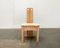 Postmodern Brutalist Wooden Children Chair, 1990s 7