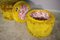 Functional Poufs in Yellow Fabric, 1970s, Set of 2, Image 5