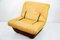 Modular Sofa in Yellow Leather, 1972, Set of 4, Image 10
