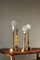Scandinavian Brass Table Lamps, Set of 4 3