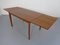 Large Extendable Teak Dining Table, Denmark, 1960s, Image 3