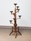 19th Century Scandinavian Walnut Eight-Armed Flower / Candle Etagere, 1890s 1