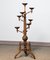 19th Century Scandinavian Walnut Eight-Armed Flower / Candle Etagere, 1890s 5