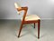 Fully Renovated Dining Chairs in Teak by Kai Kristiansen for Schou Andersen, 1960s, Set of 6 2